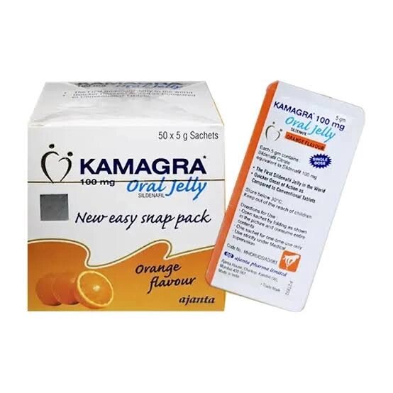 Камагра желе для потенции Камагра Kamagra Oral Jelly 50 саше по 5 гр. (оригинал) от компании Тайская косметика и товары из Таиланда - Melissa - фото 4