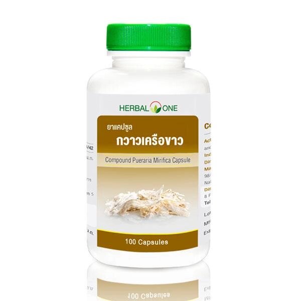 Капсулы для женского здоровья Пуэрария Мирифика Compound Pueraria Mirifica Capsule Herbal One, Таиланд от компании Тайская косметика и товары из Таиланда - Melissa - фото 1