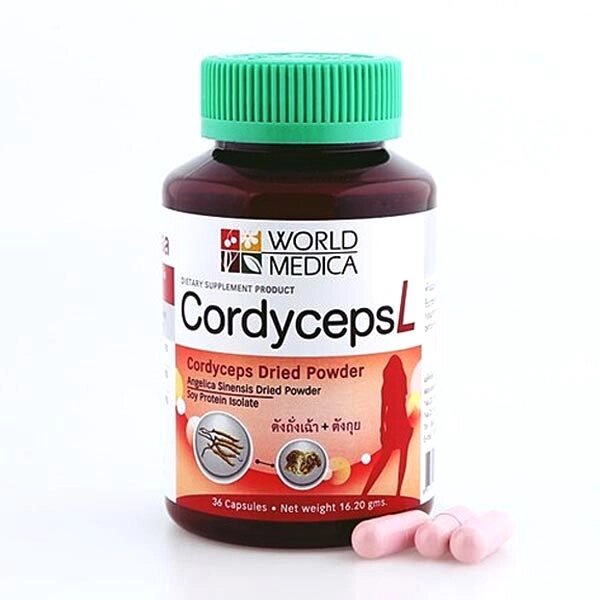 Капсулы Кордицепс для женского здоровья Khaolaor Cordyceps L, Таиланд от компании Тайская косметика и товары из Таиланда - Melissa - фото 1