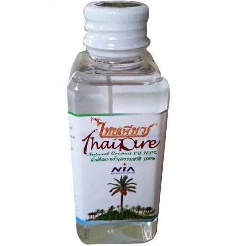 Кокосовое масло 100% холодного отжима Thai Pure Natural Coconut Oil 100%, 60 мл., Таиланд от компании Тайская косметика и товары из Таиланда - Melissa - фото 1