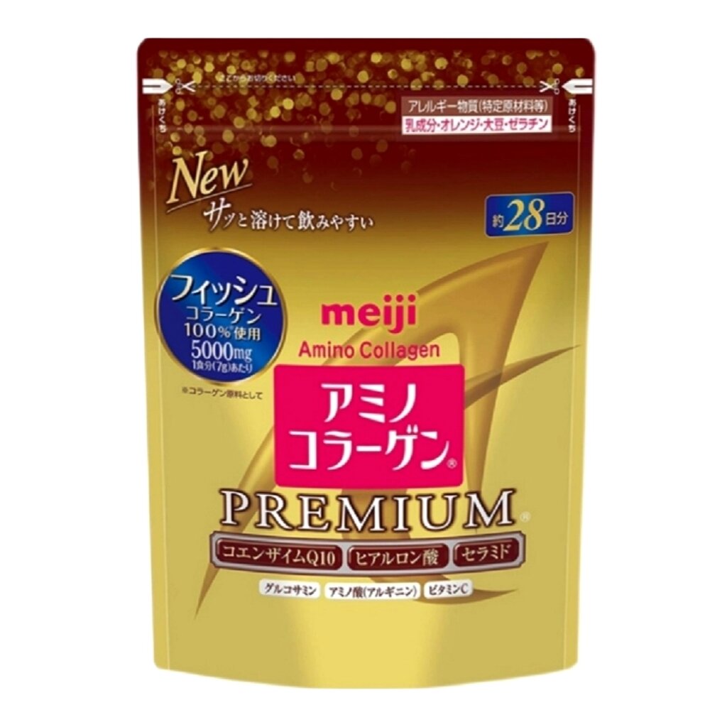 Коллаген Meiji Amino Collagen Premium, 28 порций, 196 гр. Япония от компании Тайская косметика и товары из Таиланда - Melissa - фото 2