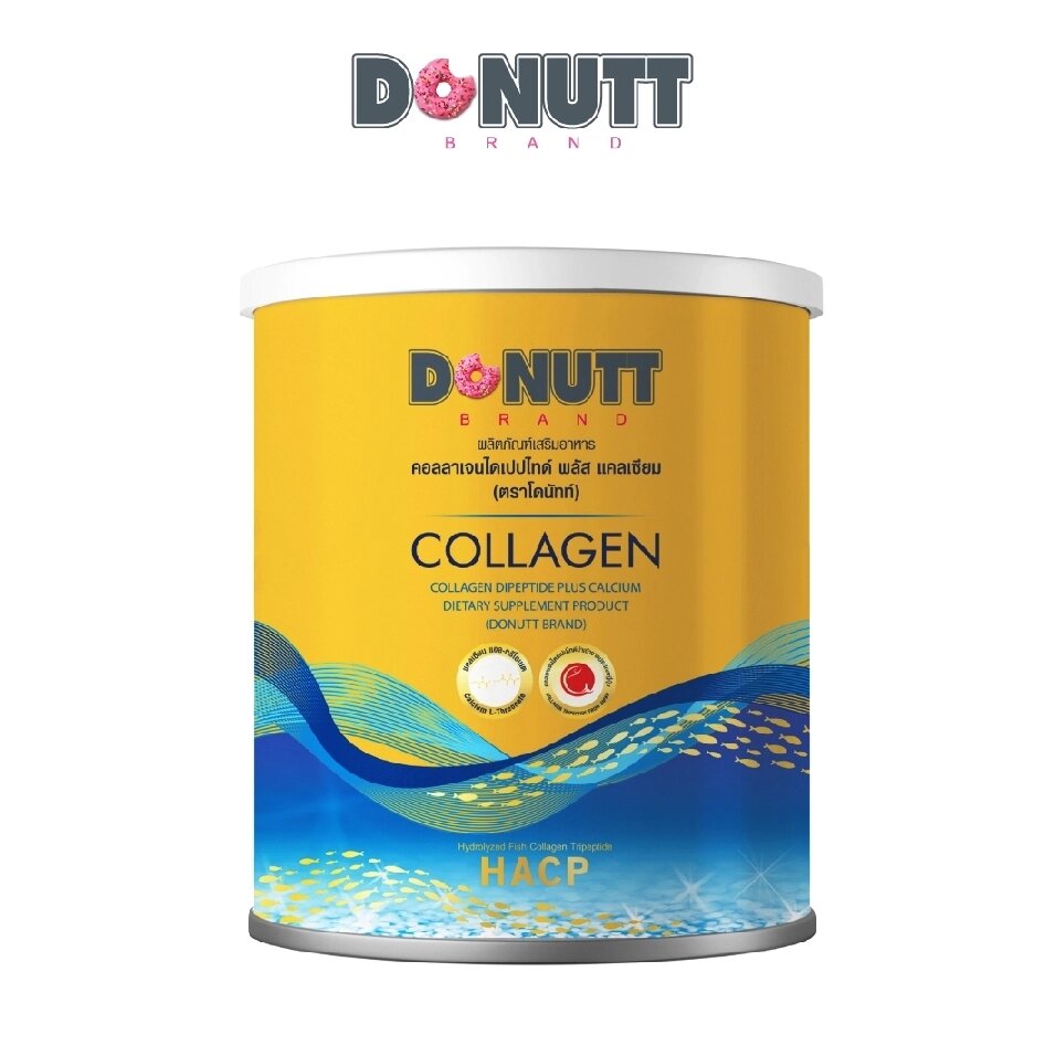 Коллаген питьевой с кальцием Donutt Brand Collagen Dipeptide Plus Calcium 120 гр. Таиланд от компании Тайская косметика и товары из Таиланда - Melissa - фото 1