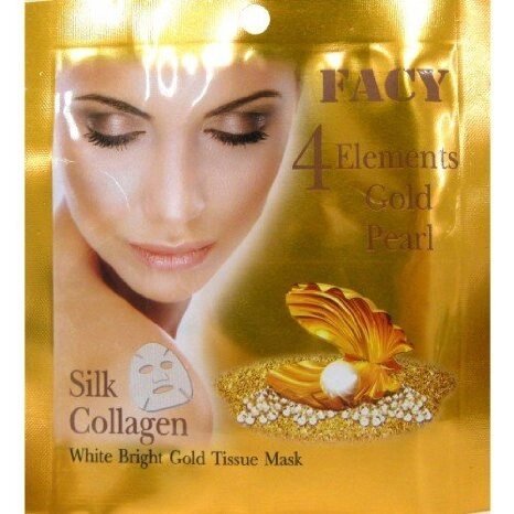 Коллагеновая маска «4 Элемента» / 4 Elements Gold Pearl Silk Collagen, 21г от компании Тайская косметика и товары из Таиланда - Melissa - фото 1