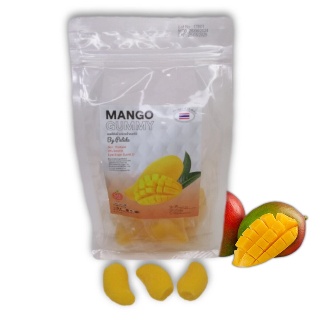 Конфеты Манго на основе натурального пюре Манго Mango Gummy Fa Fa Fruit, 300 гр. Таиланд от компании Тайская косметика и товары из Таиланда - Melissa - фото 1