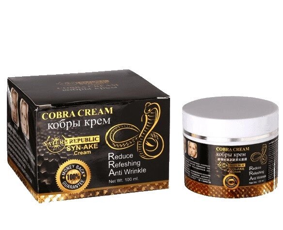 Крем для лица антивозрастной Cobra Syn-Ake Cream Nature Republic, 100 мл. от компании Тайская косметика и товары из Таиланда - Melissa - фото 1