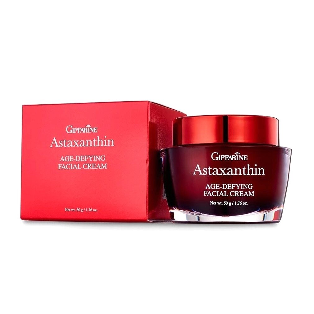 Крем для лица антивозрастной с Астаксантином Giffarine Astaxanthin Age-Defying Facial Cream, Таиланд от компании Тайская косметика и товары из Таиланда - Melissa - фото 1