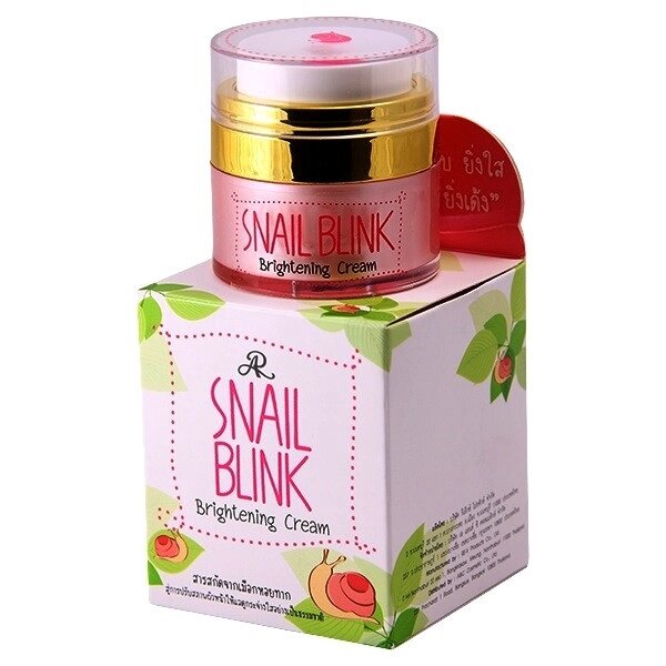 Крем для лица осветляющий с секретом улитки Snail Blink Brightening Cream, 20 мл., Таиланд от компании Тайская косметика и товары из Таиланда - Melissa - фото 1