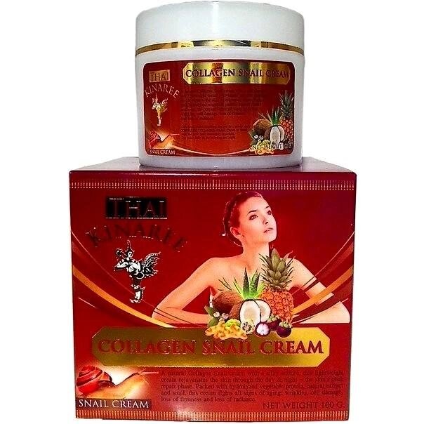 Крем для лица с Коллагеном и Муцином Улитки Thai Kinaree Collagen Snail Cream,100 мл., Таиланд от компании Тайская косметика и товары из Таиланда - Melissa - фото 1