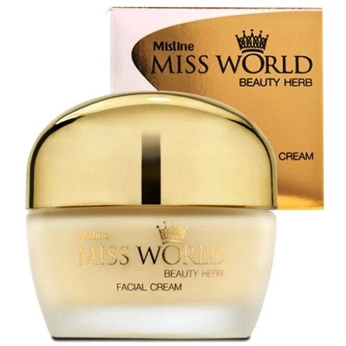 Крем для лица с Танакой Mistine Miss World Beauty Herb Facial Cream, 35 мл., Таиланд от компании Тайская косметика и товары из Таиланда - Melissa - фото 1