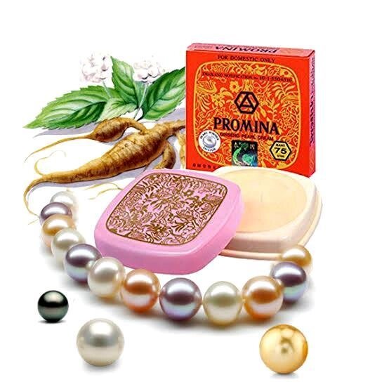 Крем для лица Жемчужный от акне и мелазмы Promina Ginseng Pearl Cream, 40 гр. Таиланд от компании Тайская косметика и товары из Таиланда - Melissa - фото 1