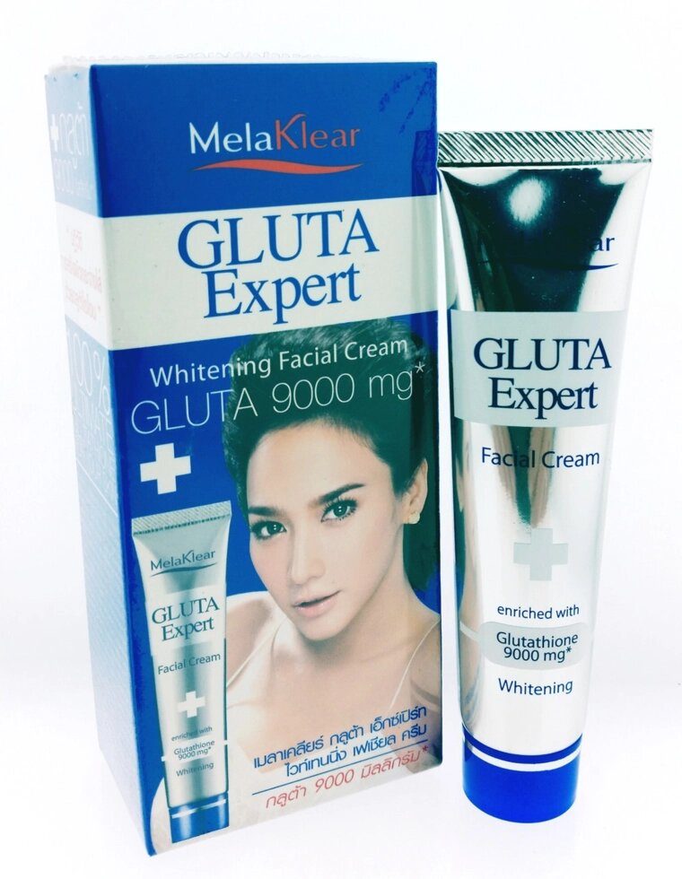 Крем для удаления пигментных пятен с лица, MelaKlear Gluta Expert  Whitening Facial Cream, 15 мл., Таиланд от компании Тайская косметика и товары из Таиланда - Melissa - фото 1
