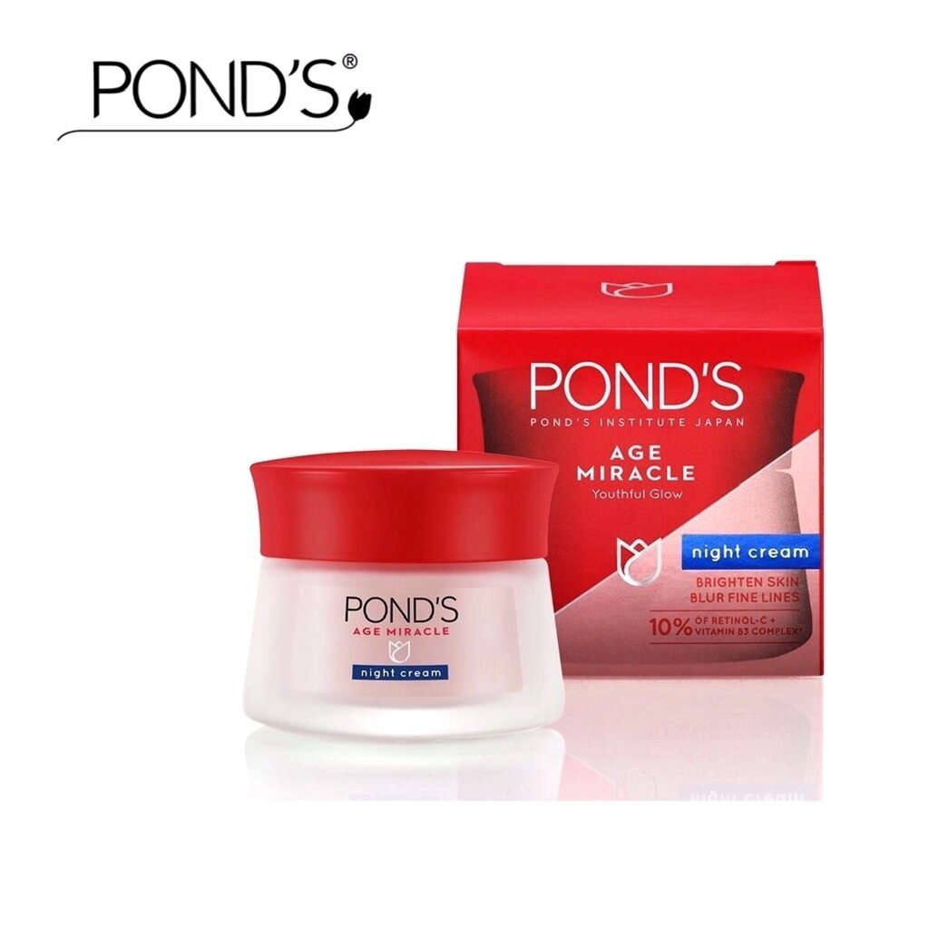 Крем ночной Ponds Age Miracle Youthful Night Cream, 45 гр от компании Тайская косметика и товары из Таиланда - Melissa - фото 1