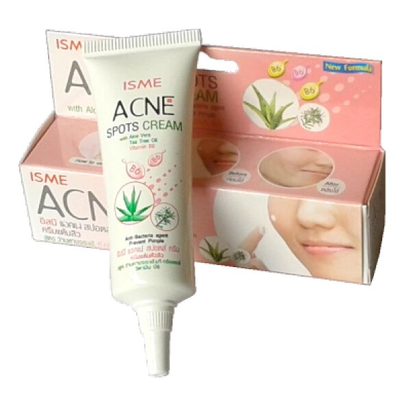 Крем от акне Isme Acne Spots Cream 10g от компании Тайская косметика и товары из Таиланда - Melissa - фото 1