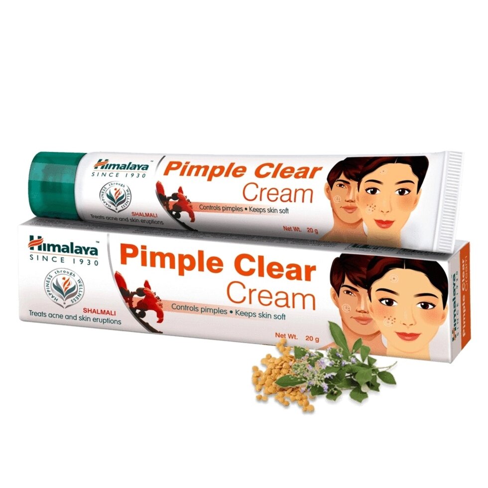 Крем от прыщей и акне Himalaya Pimple Clear Cream, 20 гр. Индия от компании Тайская косметика и товары из Таиланда - Melissa - фото 1