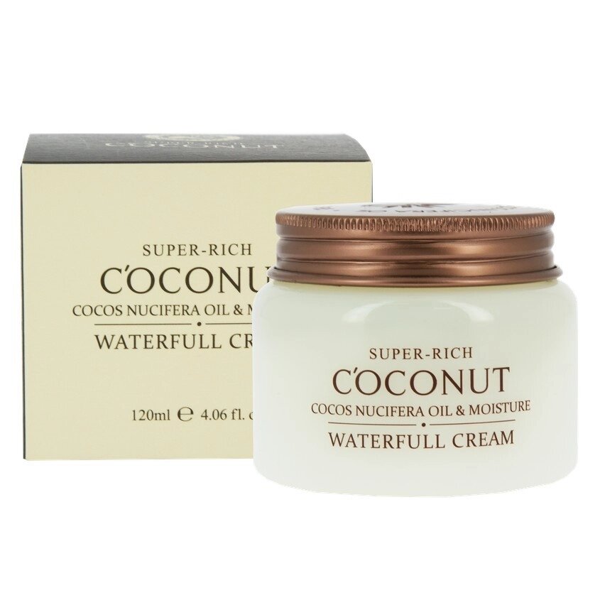 Крем увлажняющий для лица с кокосовым маслом Esfolio Super-Rich Coconut Waterfull Cream, 120 мл. от компании Тайская косметика и товары из Таиланда - Melissa - фото 1