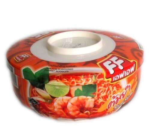 Лапша быстрого приготовления со вкусом супа Том-Ям, Tom Yum Flavoured Instant Noodles, Таиланд от компании Тайская косметика и товары из Таиланда - Melissa - фото 1