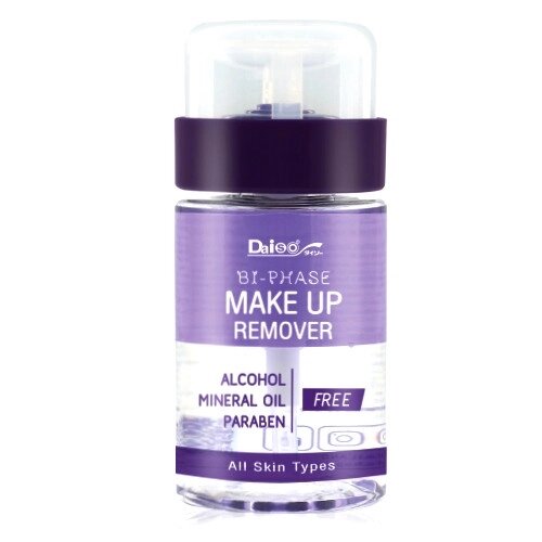 Лосьон двухфазный для снятия макияжа без спирта и парабенов Daiso Bi Phase Make Up Remover, 90 мл. Япония от компании Тайская косметика и товары из Таиланда - Melissa - фото 1