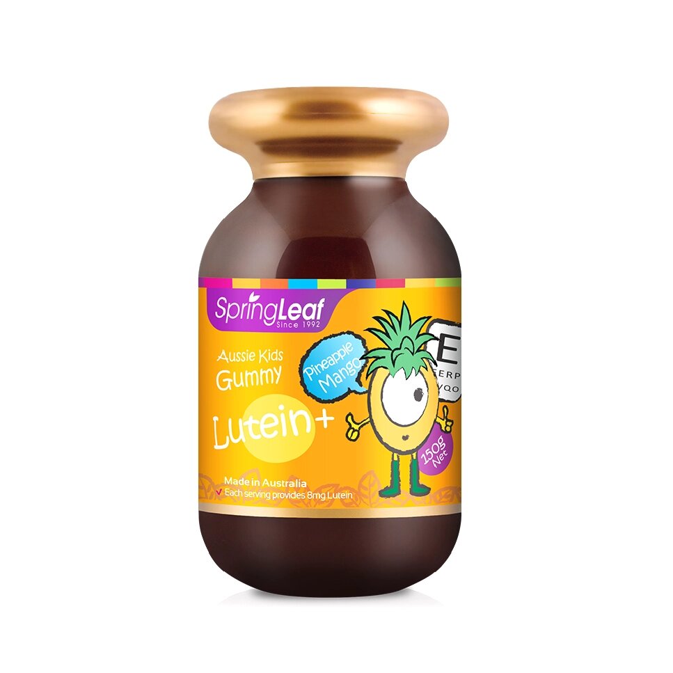 Лютеин для детей SpringLeaf Kids Lutein + 150g Gummy Pineapple Mango, 60 шт. Австралия от компании Тайская косметика и товары из Таиланда - Melissa - фото 1