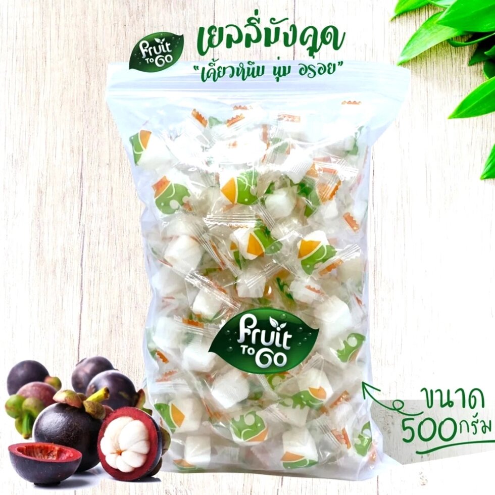 Мармеладное желе с натуральным соком Мангостина Mangosteen Jelly Fruit to Go, 500 гр. Таиланд от компании Тайская косметика и товары из Таиланда - Melissa - фото 1