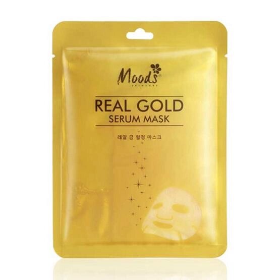 Маска для лица “Настоящее золото” Moods Real Gold Mask от компании Тайская косметика и товары из Таиланда - Melissa - фото 1
