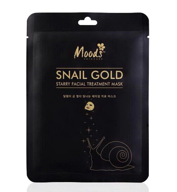 Маска для лица “Золото Улитки” Moods Snail Gold Mask от компании Тайская косметика и товары из Таиланда - Melissa - фото 1