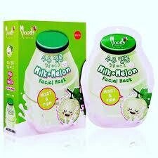 Маска для лицаMood’s Milk+ Melon Facial Mask, Таиланд от компании Тайская косметика и товары из Таиланда - Melissa - фото 1