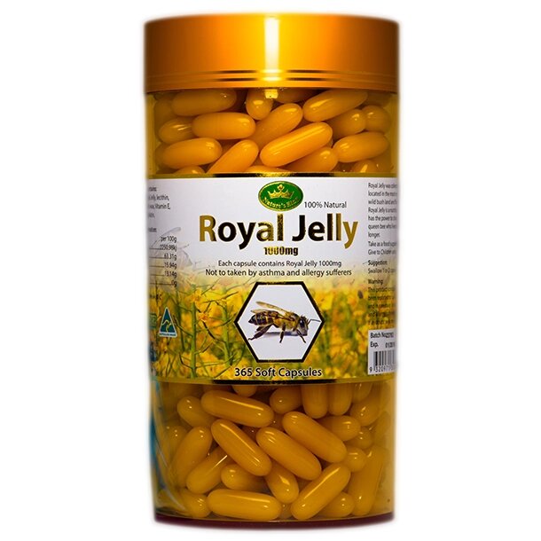 Маточное молочко в капсулах Royal Jelly King 1000 мг., 120 капсул, Австралия от компании Тайская косметика и товары из Таиланда - Melissa - фото 1