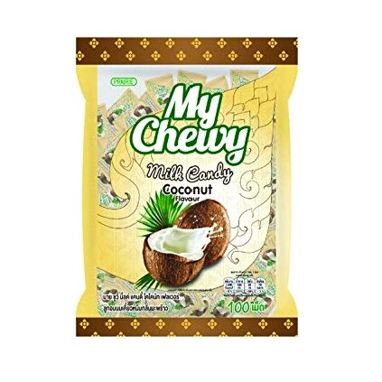 Молочные конфеты со вкусом Кокоса My Chewy Milk Candy Coconut Flavour, 360 гр (100 шт.), Таиланд от компании Тайская косметика и товары из Таиланда - Melissa - фото 1