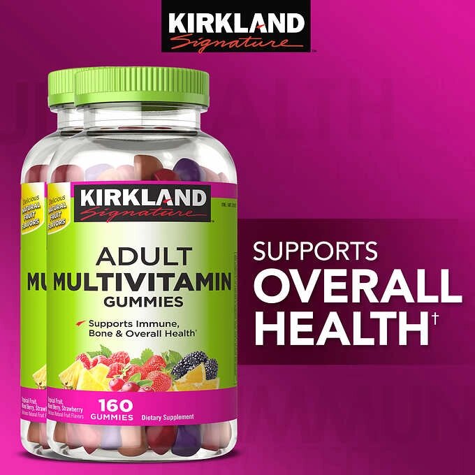 Мультивитаминный комплекс для взрослых Kirkland Signature Adult Multivitamin, 160 таблеток США от компании Тайская косметика и товары из Таиланда - Melissa - фото 1