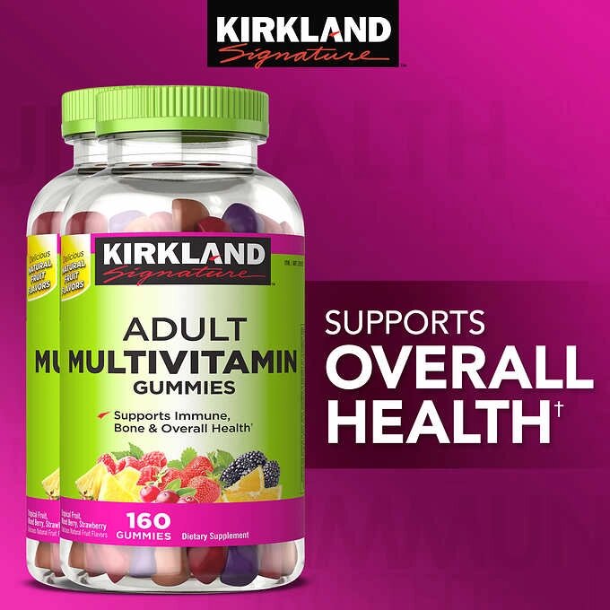 Мультивитамины для взрослых Kirkland Signature Adult Multivitamin, 160 таблеток США от компании Тайская косметика и товары из Таиланда - Melissa - фото 1