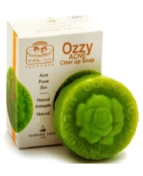 Мыло от акне и угрей Madame Heng Ozzy Acne Clear Up Soap, 50 гр., Таиланд от компании Тайская косметика и товары из Таиланда - Melissa - фото 1