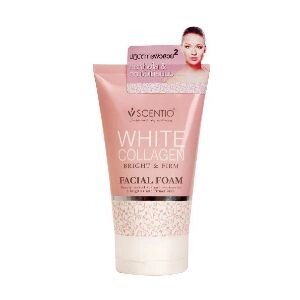 Пенка для умывания с коллагеном для жирной кожи / Beauty Buffet Scentio White Collagen Facial Foam 100ml от компании Тайская косметика и товары из Таиланда - Melissa - фото 1