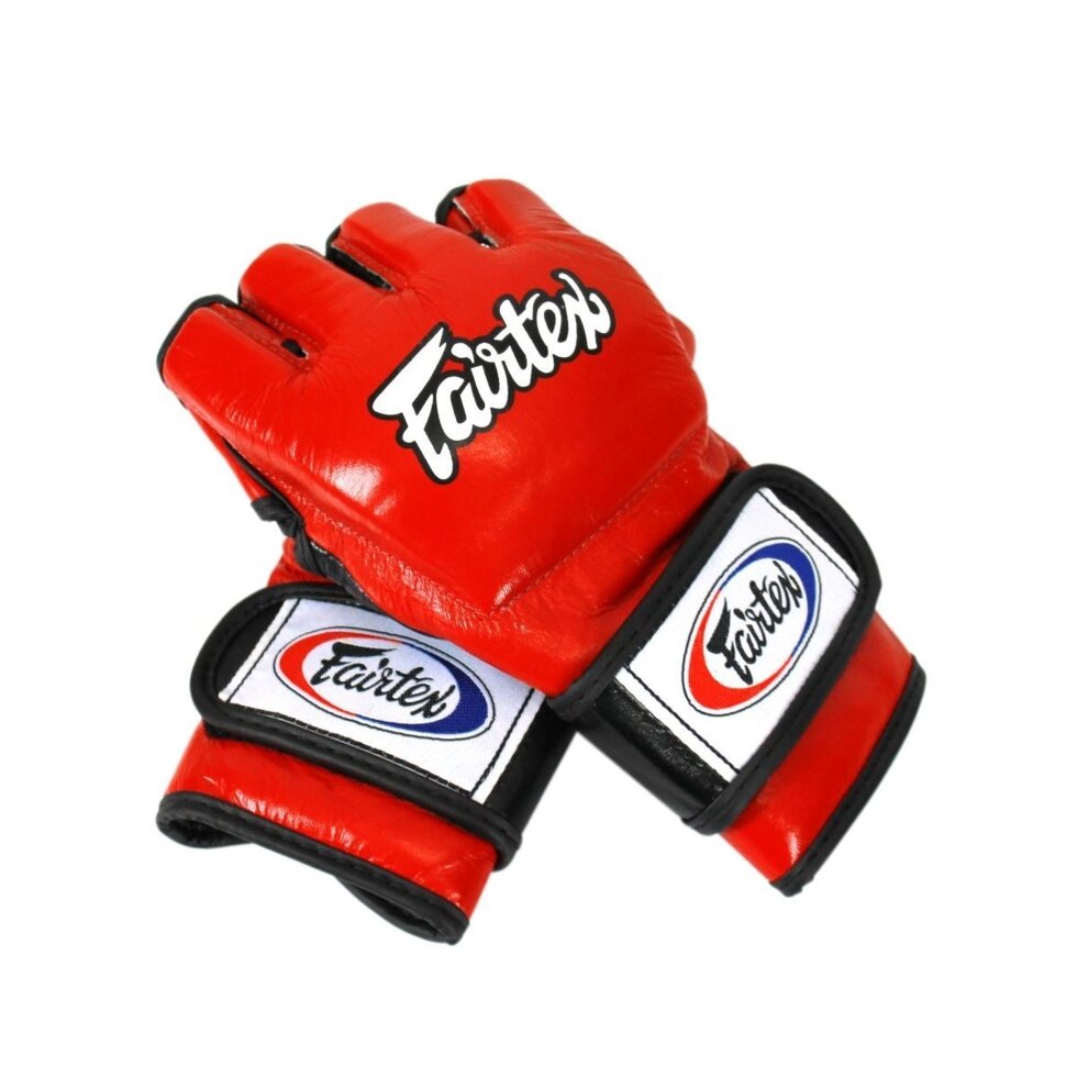 Перчатки для ММА и Боевого Самбо Fairtex FGV-12 L Red от компании Тайская косметика и товары из Таиланда - Melissa - фото 1