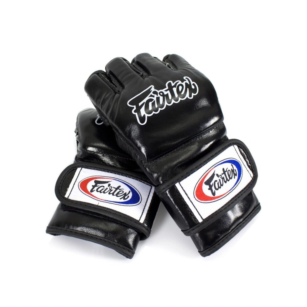 Перчатки для ММА и Боевого Самбо Fairtex FGV-12 M Black от компании Тайская косметика и товары из Таиланда - Melissa - фото 2