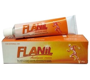 Обезболивающий крем Flanil Analgesic Cream, 60 гр. Таиланд