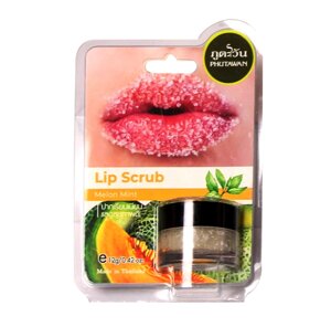 Сахарный скраб для губ Phutawan Lip Scrub, 12 гр. Таиланд (в ассортименте) MELON MINT