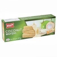 Вафли с кокосовым вкусом от Bissin 100 гр / Bissin Premium Wafers Coconut Flavored 100g, Таиланд