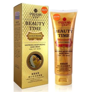 Увлажняющая маска-пленка с золотом и витаминами Pibamy Beauty Time Gold Mask 130 мл., Таиланд