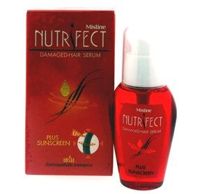 Сыворотка для поврежденных волос, Mistine Nutrifect Damaget Hair-Serum Plus Sunscreen, 30 мл, Таиланд