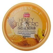 Скраб для Лица "Мед и Турмерик" 100 мл / Banna HoneyTurmeric Scrub Face 100 ml