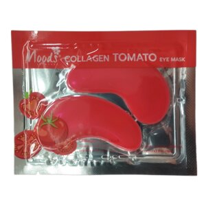 Гидрогелевые патчи для глаз с коллагеном и экстрактом томата Mood’s Collagen Tomato Eye Mask, 1 шт.