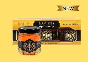 Тайский бальзам с пчелиным ядом Siam Bees Apitherapy Bee Venom Balm 3 шт.*50 мл., Таиланд