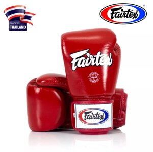 Боксерские перчатки Fairtex Universal Gloves Tight-Fit BGV1, Таиланд 10 oz КРАСНЫЙ
