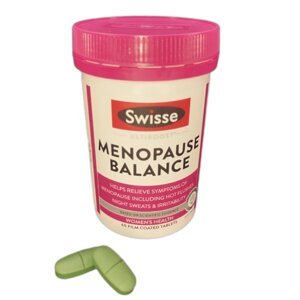 Swisse Ultiboost Menopause Balance – натуральные таблетки при менопаузе: от приливов, бессонницы и раздражительности в Москве от компании Тайская косметика и товары из Таиланда - Melissa