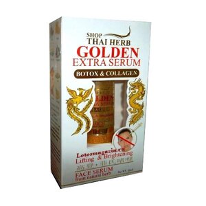 Сыворотка для лица с Коллагеном и эффектом Ботокса Shop Thai Herb Golden Extra Serum, 35 мл., Таиланд