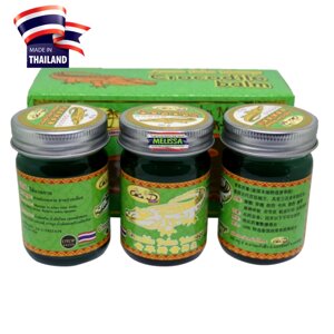 Тайский бальзам крокодиловый Otop Crocodile Herbal Balm, 3 шт. 30 мл. Таиланд