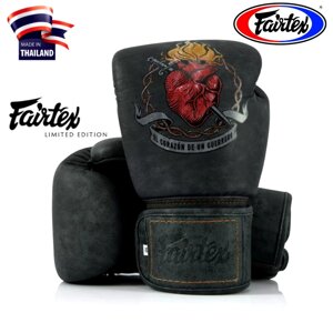 Боксерские перчатки Fairtex BGV-Premium The Heart of Warrior лимитированная серия, Таиланд 10 oz