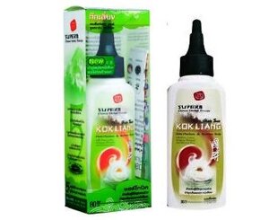 Тоник против перхоти и выпадения волос Kok Liang Anti-Hairloss Soothes Scalp Hair Tonic, 80 мл., Таиланд