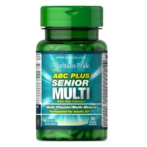 Мультивитамины и минералы 50+ Puritan's Pride ABC Plus Senior Multi, США