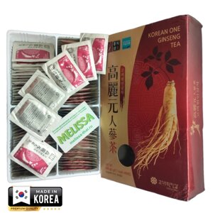 Корейский чай с женьшенем "Korean One Ginseng Tea" – природная энергия и здоровье